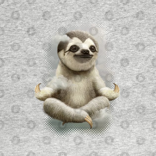 sloth meditate by ADAMLAWLESS